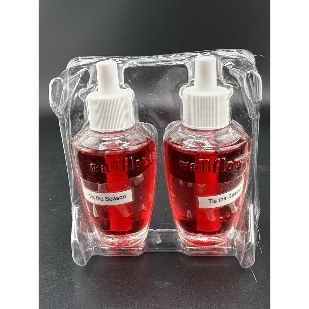 New Old Stock NOS Bath & Body Works Tis The‎ Season Wallflowers 2 Pack No Box